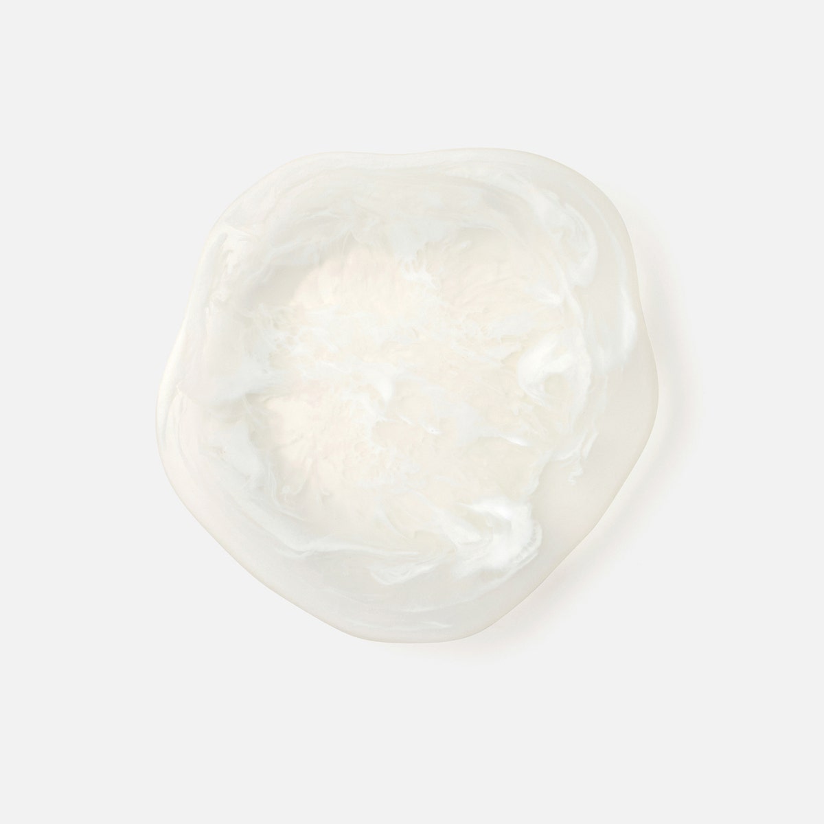 Beatrix White Swirled Serving Trays Resin Set/2