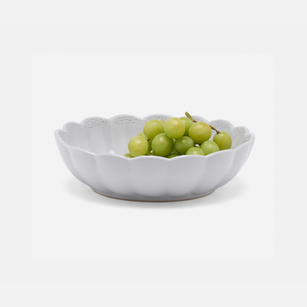 Camilla Cloud Gray Round Serving Bowl Stoneware Small Pack/2