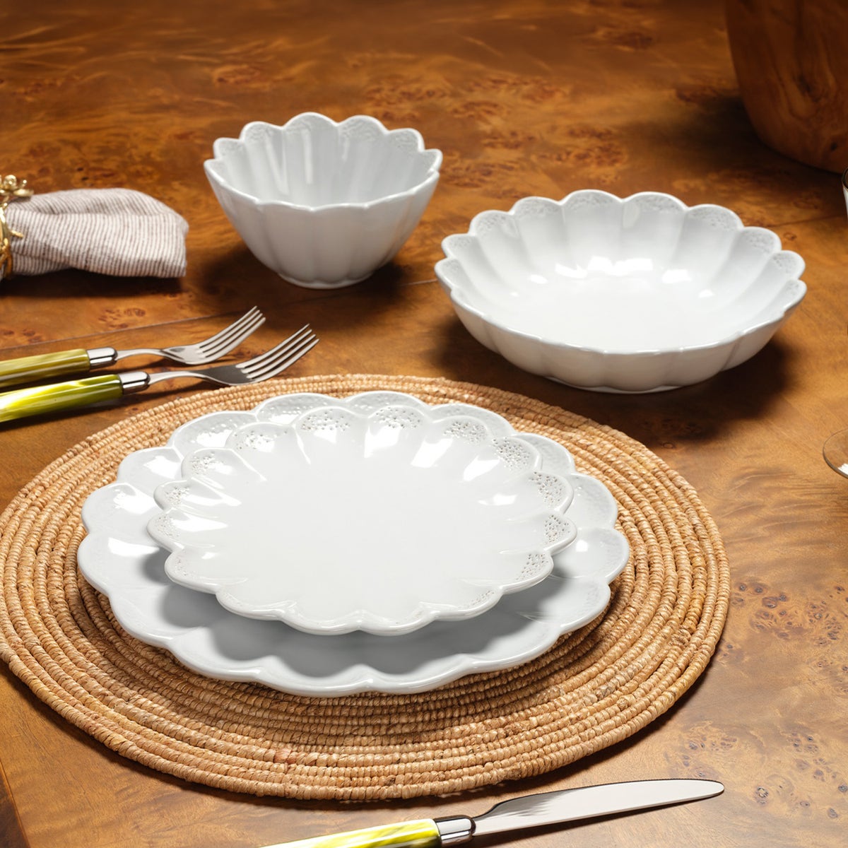 Camilla Cloud Gray Snack Bowl Triple Stoneware