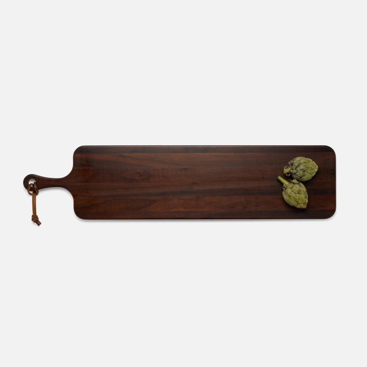 Edmund Natural Serving Board Walnut Wood 42X10