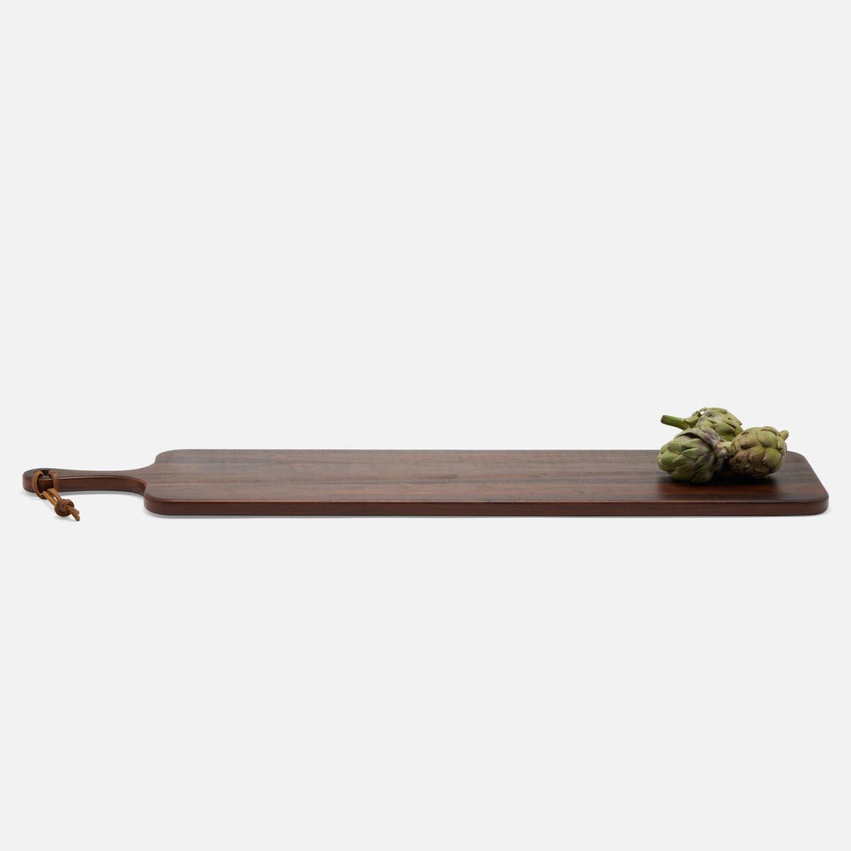 Edmund Natural Serving Board Walnut Wood 42X10