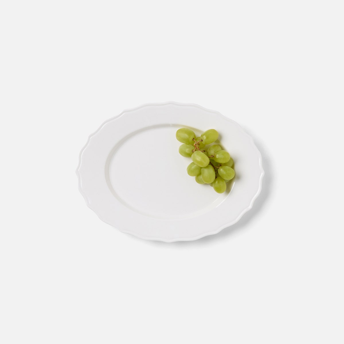 Laguna White Oval Serving Platter Melamine Small Pack/2
