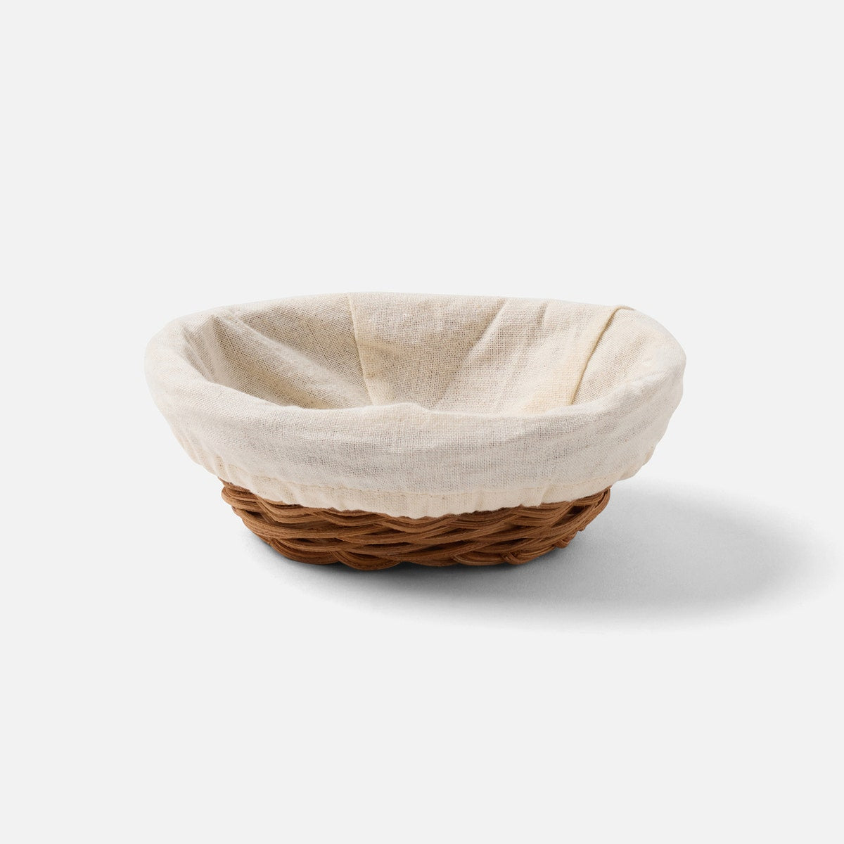 Lasata Natural Oval Bread Basket Rattan Mini Pack/4