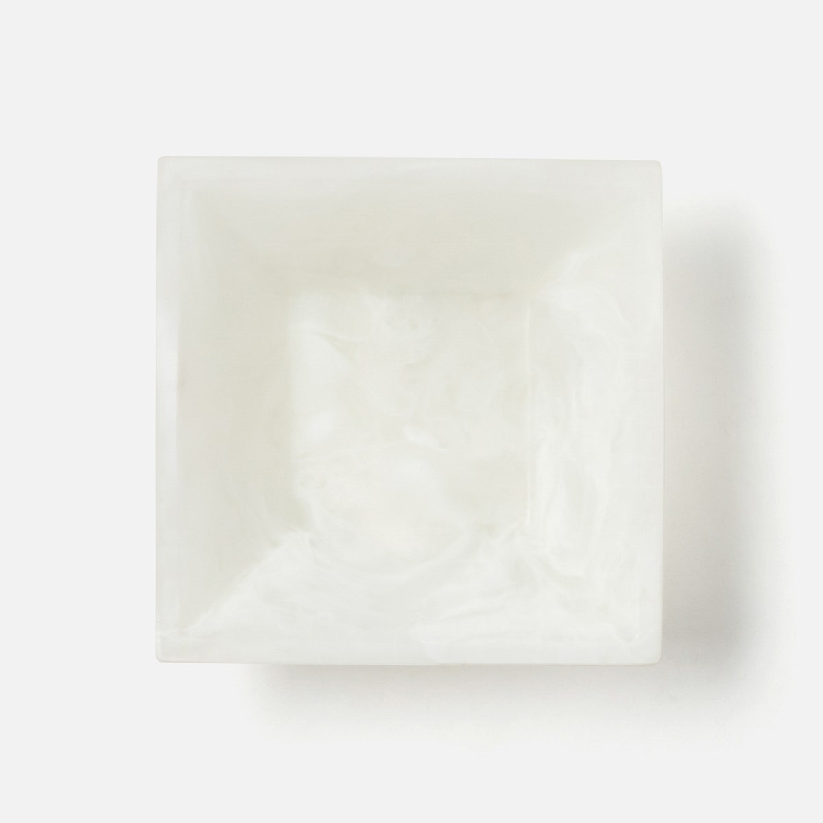 Olena White Swirled Snack Bowl Single Resin Pack/4