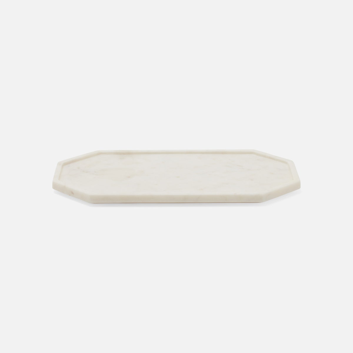Aila White Marble Serving Tray Small