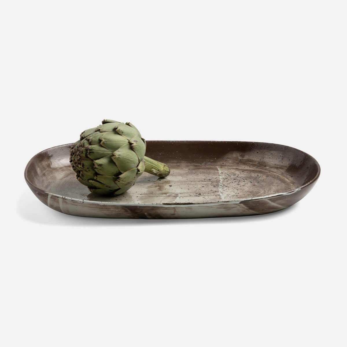 Dexter Lava Clay Oval Serving Platter Large Pack/2