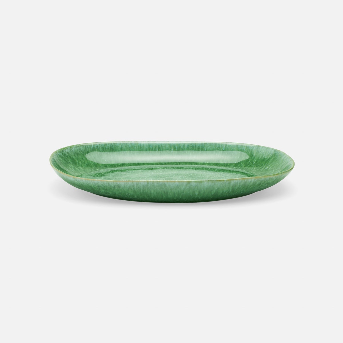 Eloise Reactive Emerald Serving Platter Small Pack/2