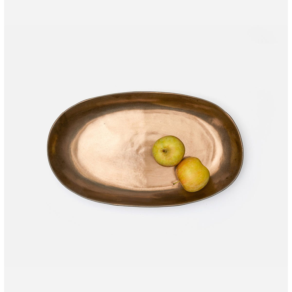 Jacqueline Antiqued Gold Large Serving Platter Pack/2