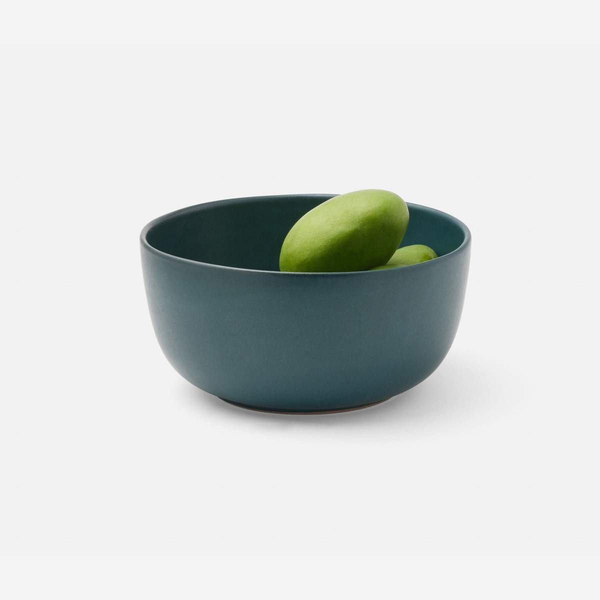 Marcus Midnight Teal Deep Serving Bowl Stoneware Small