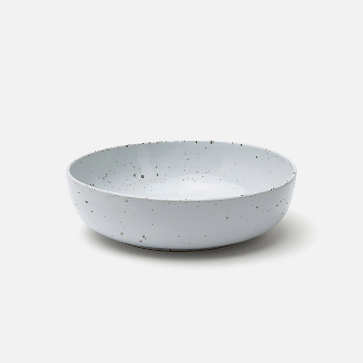 Marcus White Salt Glaze Deep Serving Bowl Stoneware Large