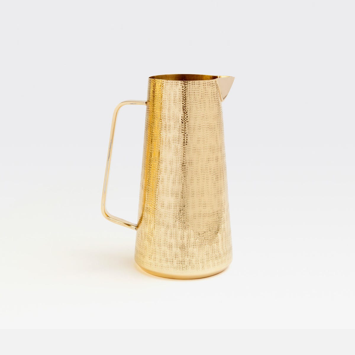 Miles Shiny Brass Pitcher