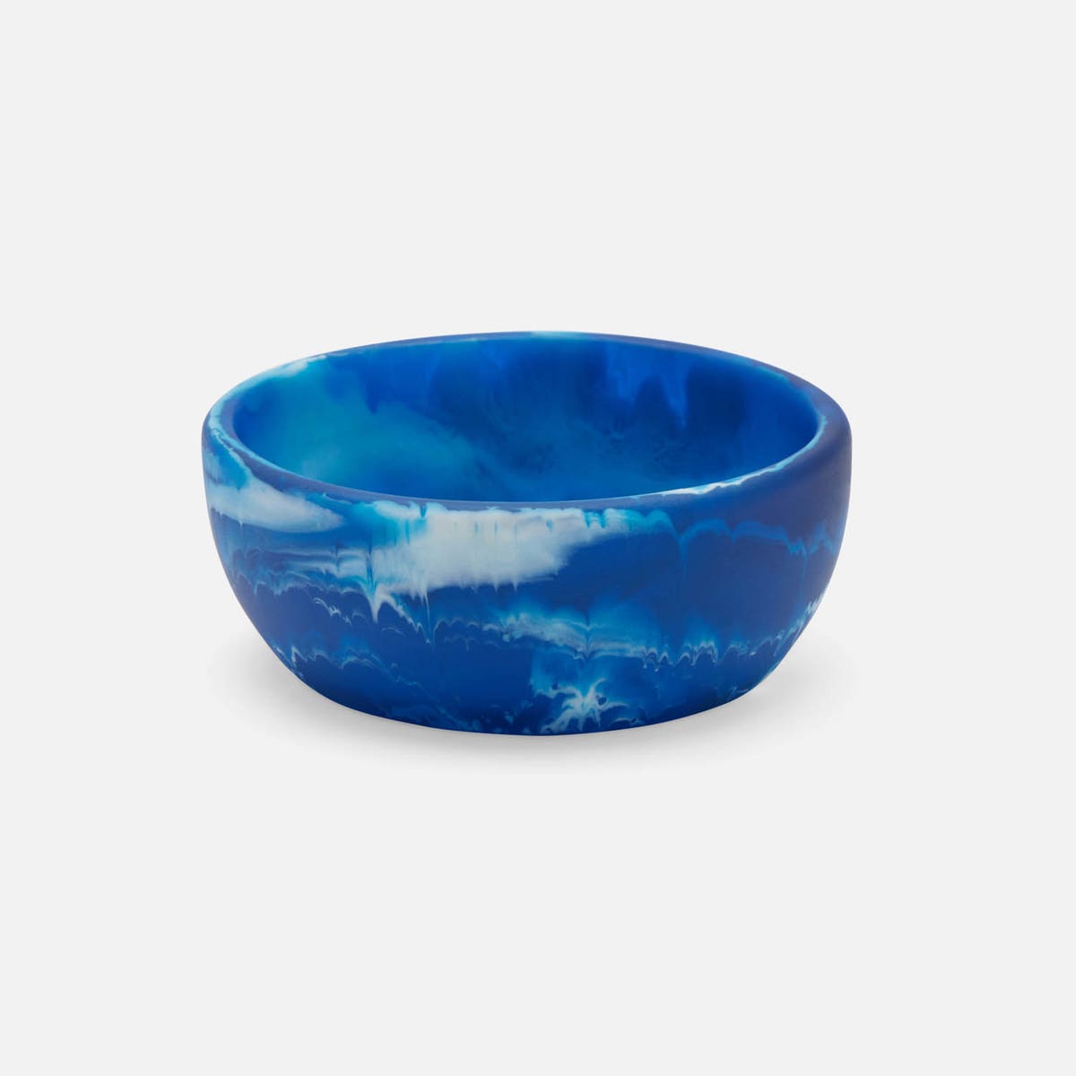 Hugo Blue Swirled Hors D'Oeuvre Bowl Resin 4X15 Pack/2