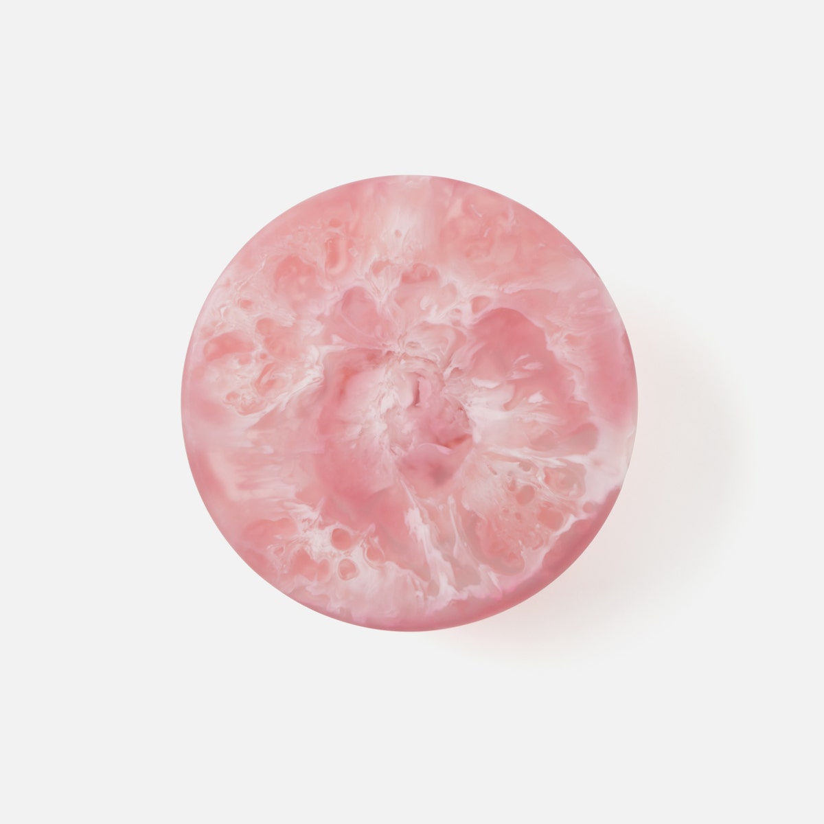 Hugo Pink Swirled Cake Stand Resin Small