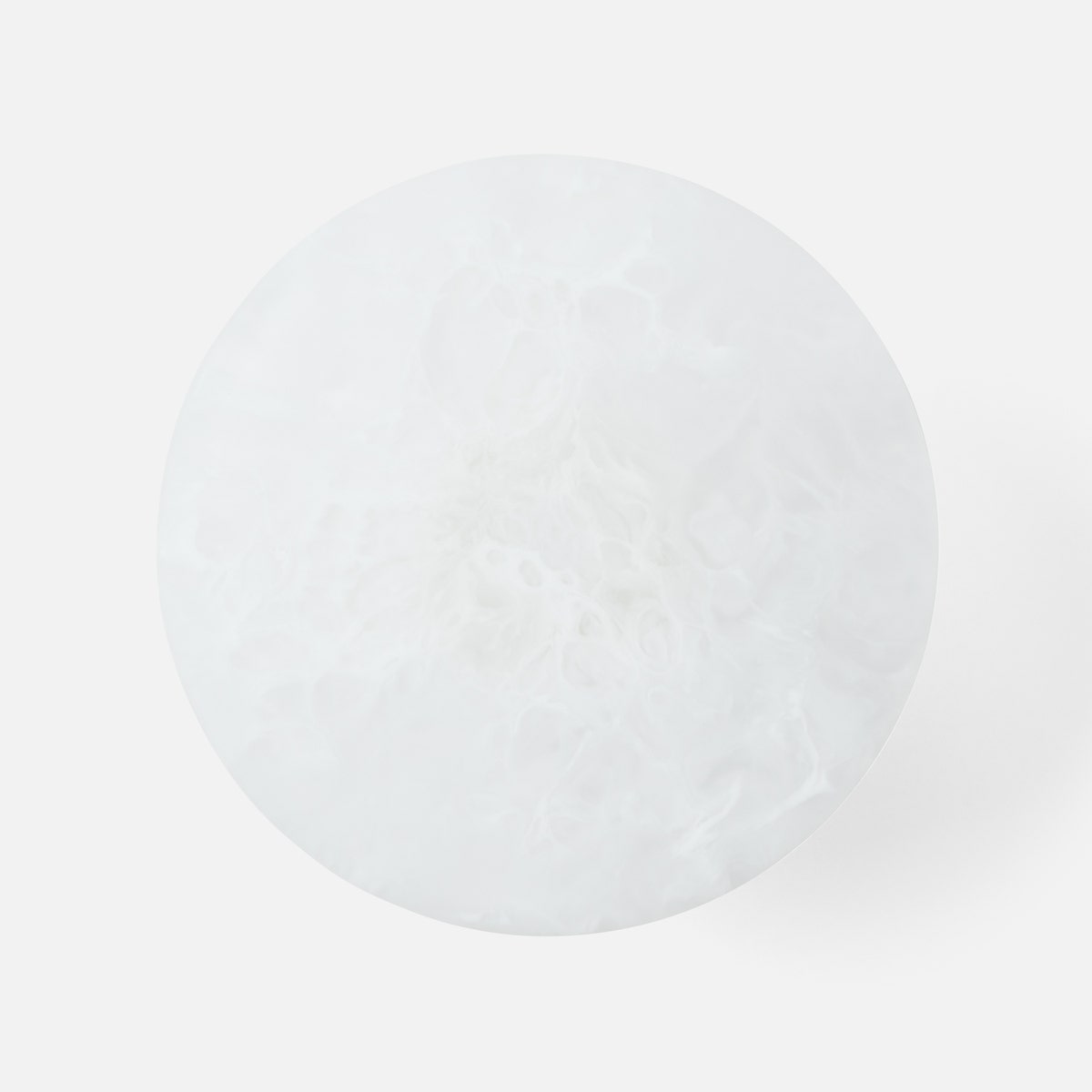Hugo White Swirled Cake Stand Resin Small