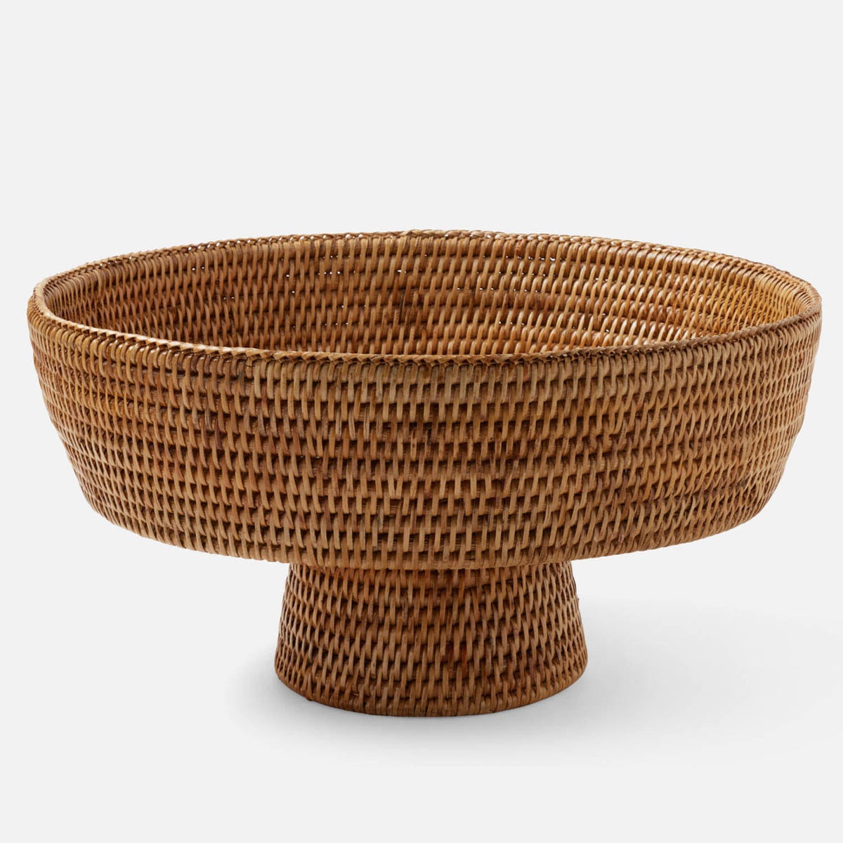 Londyn Natural Footed Serving Bowl Rattan X-Large