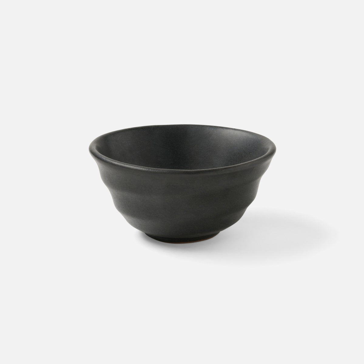Marcus Black Glaze Hors D'Oeuvre Bowl Stoneware Pack/4