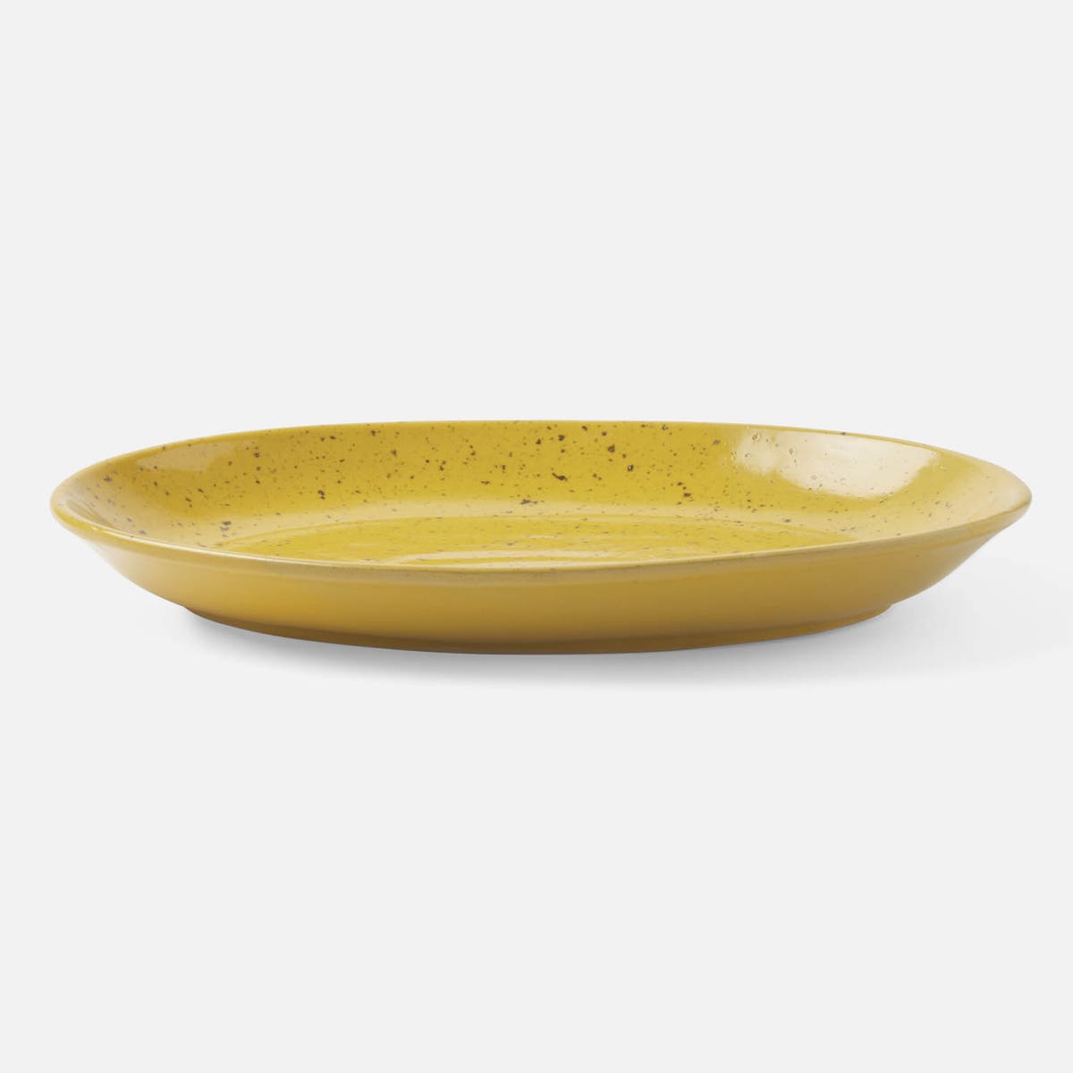 Marcus Chartreuse Salt Glaze Oval Serving Platter Stoneware Large Pack/2