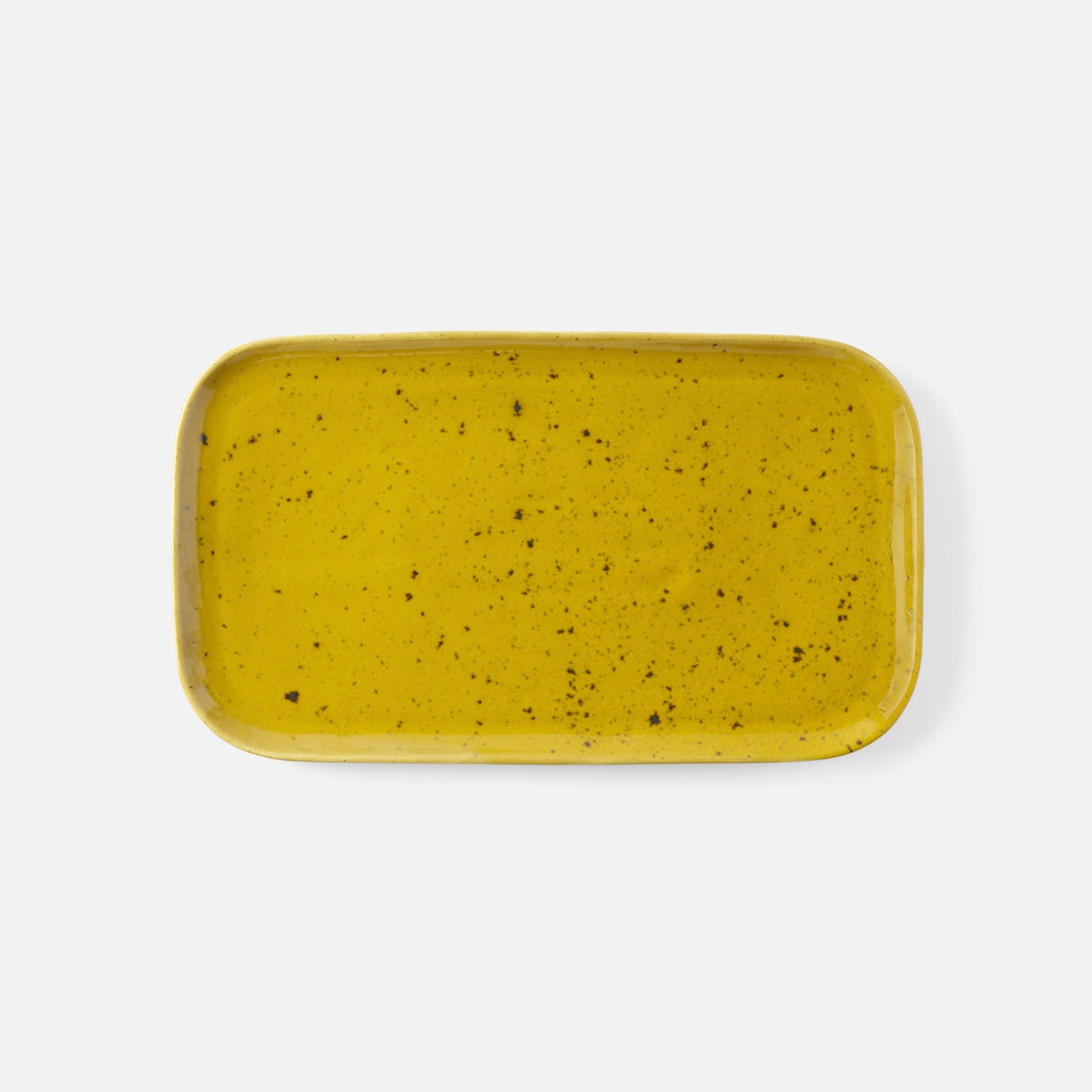 Marcus Chartreuse Salt Glaze Rectangular Serving Platter Stoneware Set/2