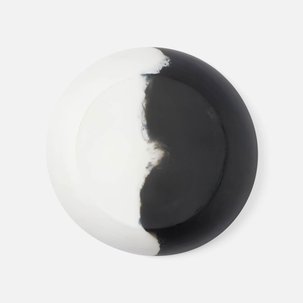 Maxton Black/White Chip And Dip Bowl Resin