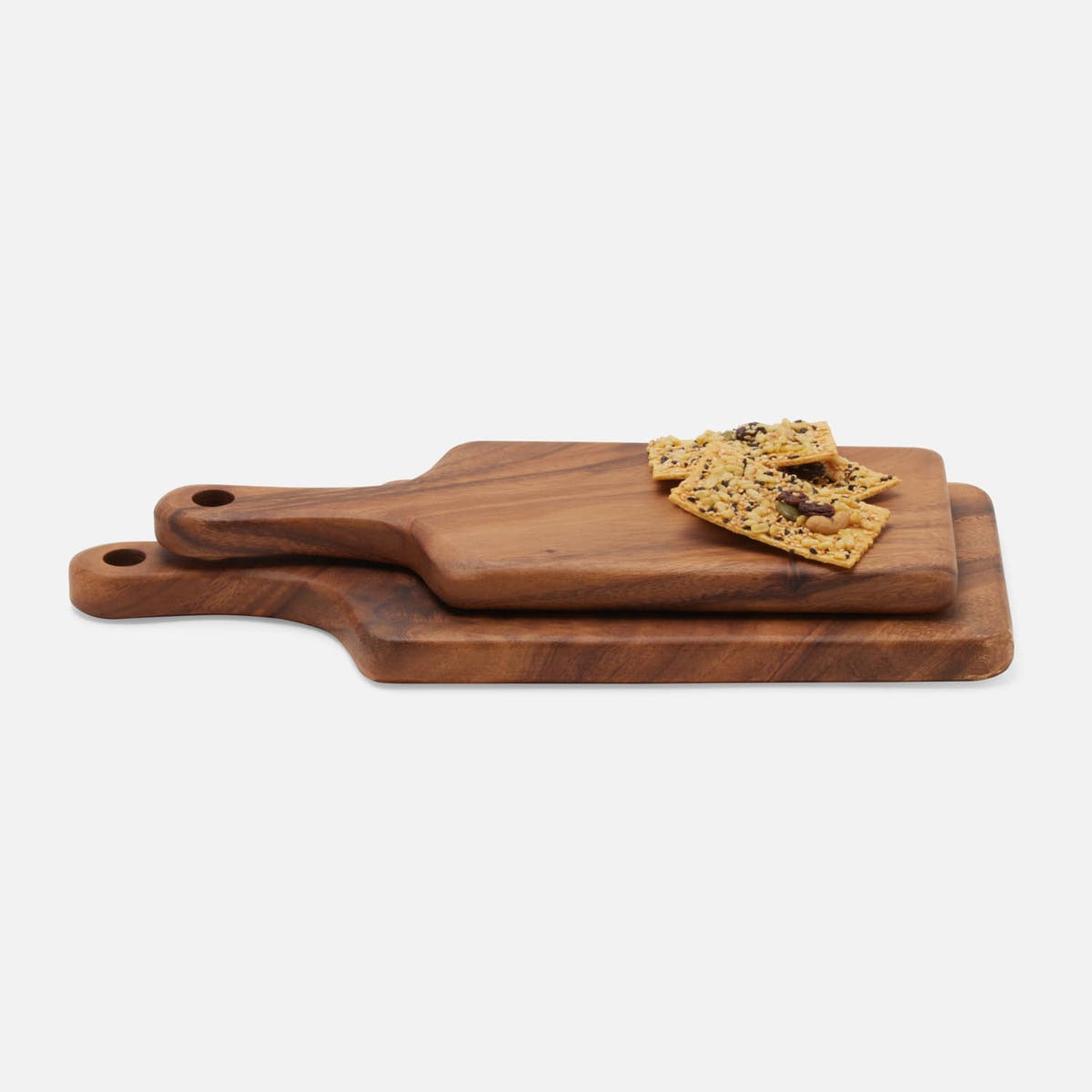 Paola Natural Acacia Serving Boards Small And Large Set/2