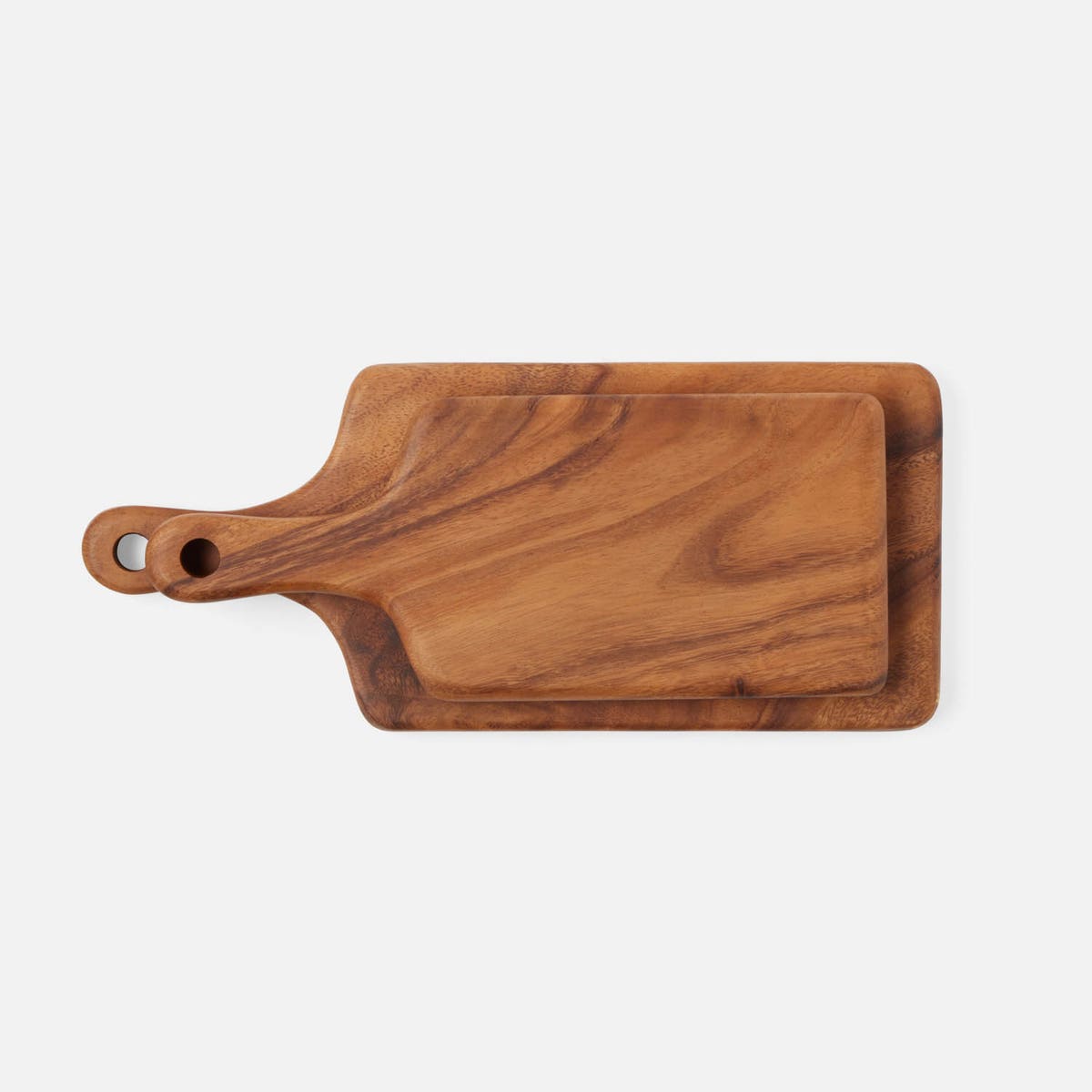 Paola Natural Acacia Serving Boards Small And Large Set/2