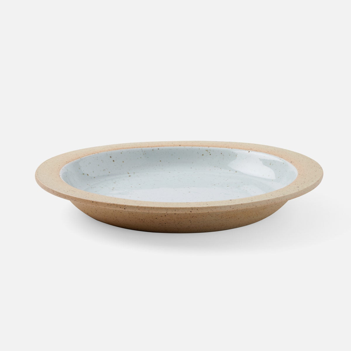 Rivka White Salt Glaze Round Serving Platter Stoneware Small Pack/2