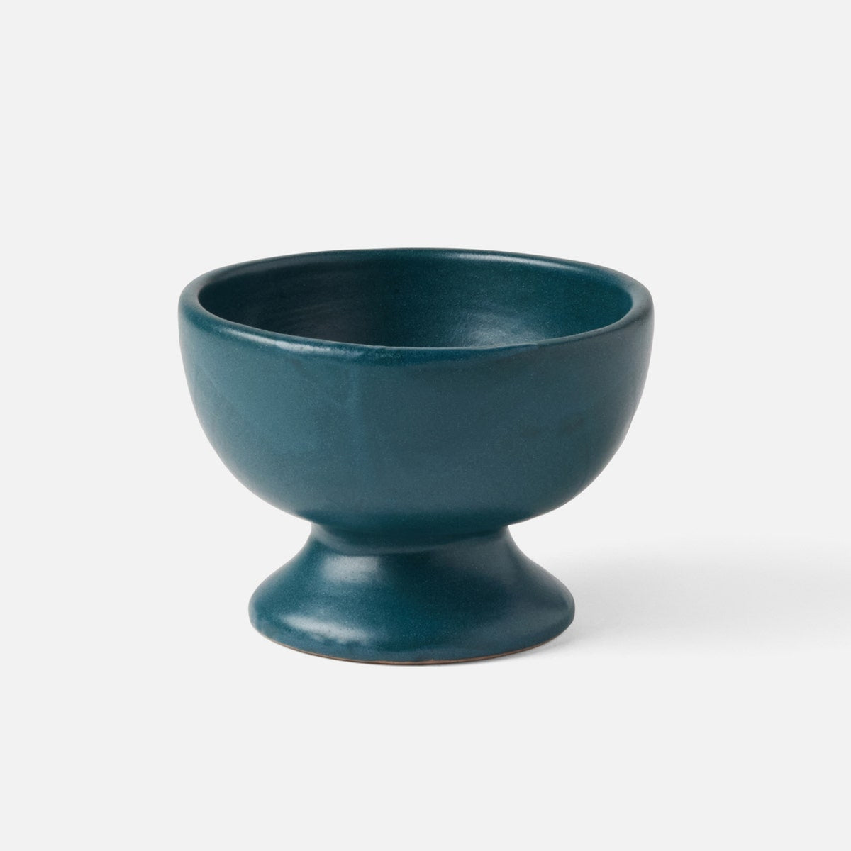 Wilson Midnight Teal Footed Serving Bowl Stoneware Small Pack/2