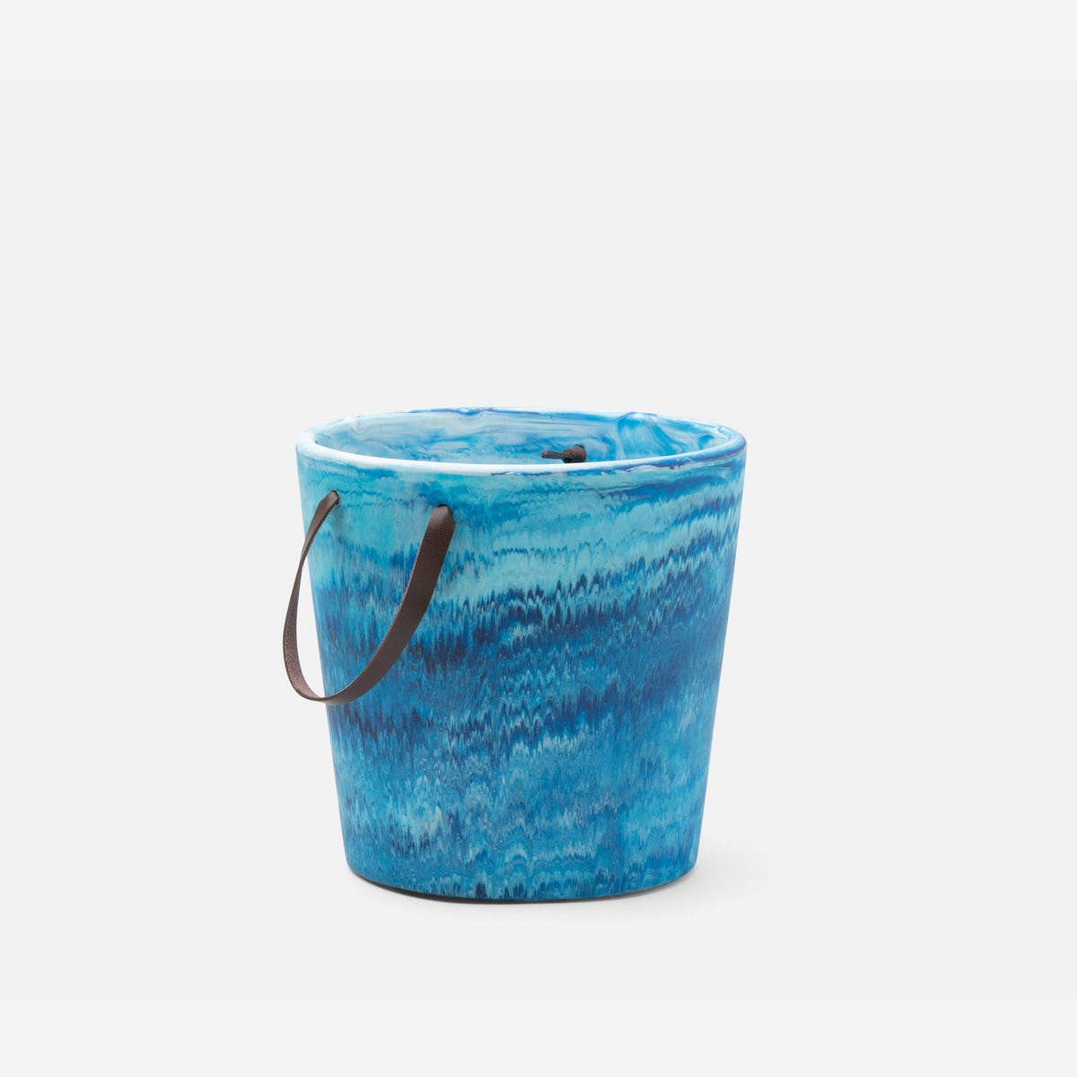 Wesley Blue Swirled Resin Champagne Bucket