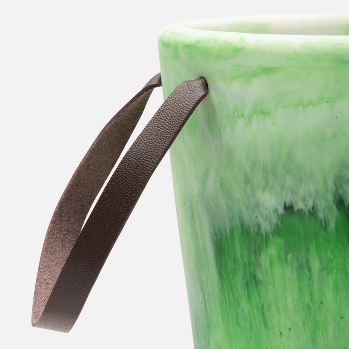 Wesley Green Swirled Resin Champagne Bucket