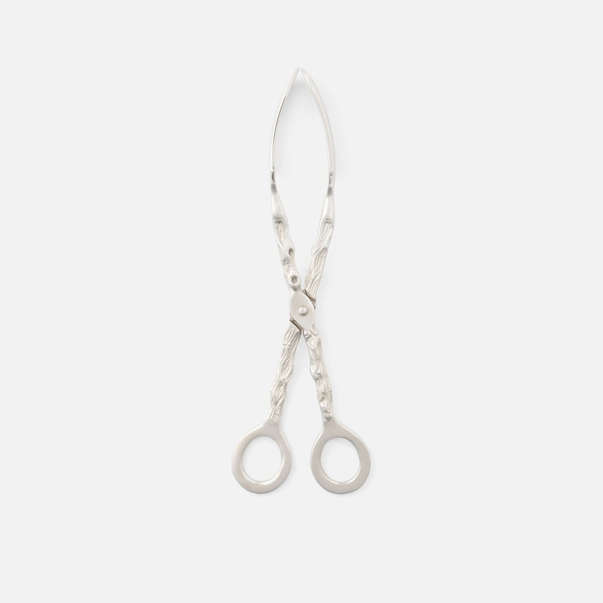 Arbor Polished Silver Twig Serving Tongs Brass Pack/2 Boxed