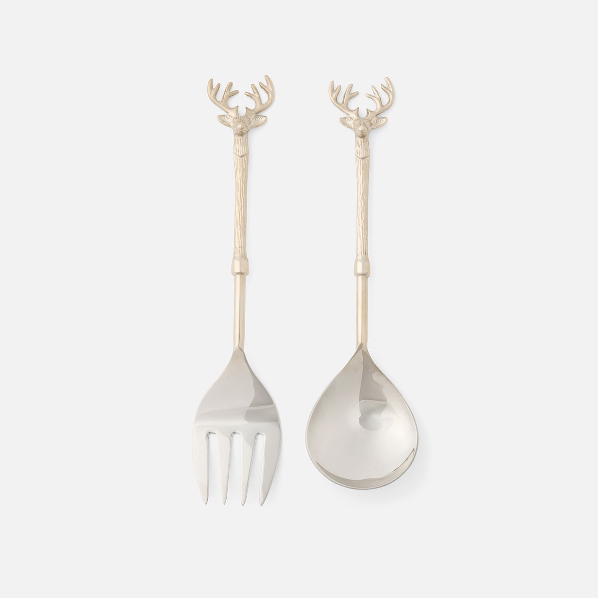 Dash Polished Silver 2-Piece Serving Set Stainless Steel Boxed