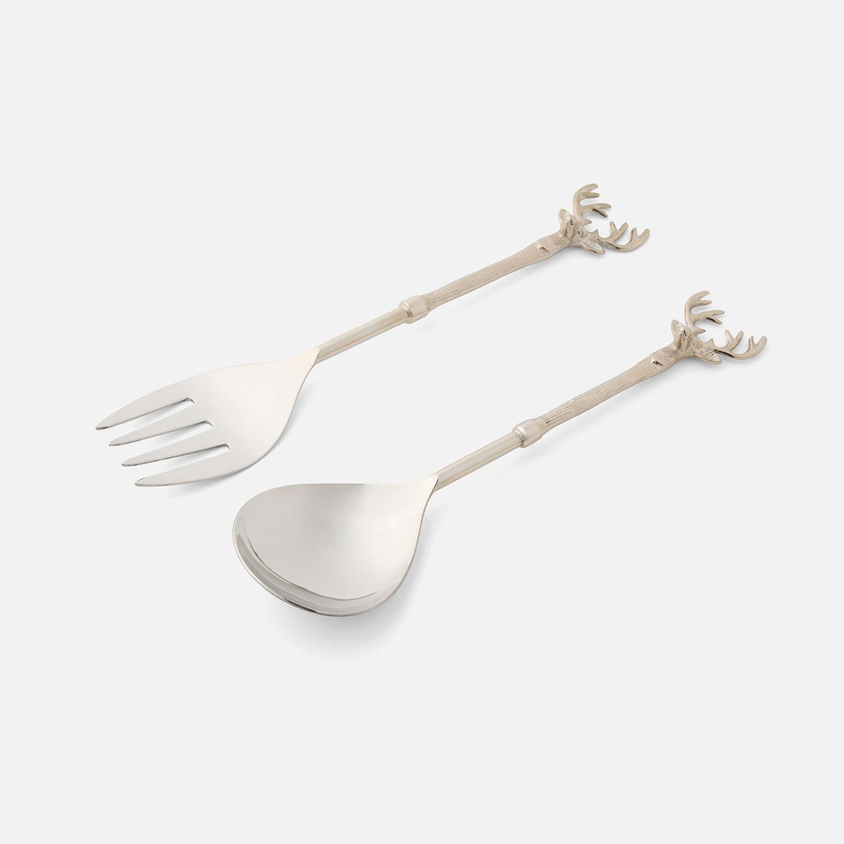 Dash Polished Silver 2-Piece Serving Set Stainless Steel Boxed