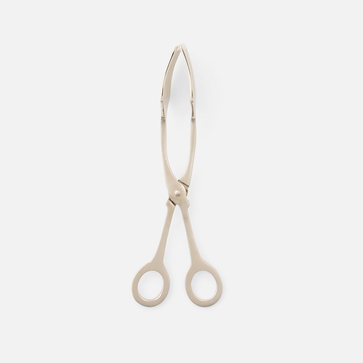 Zena Polished Nickel Serving Tongs Brass Pack/2 Boxed
