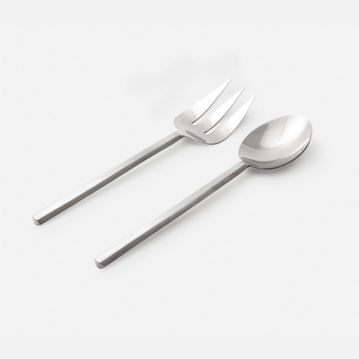 Roland Polished Silver Serving Set 2-Piece Set: Serving Spoon Serving Fork