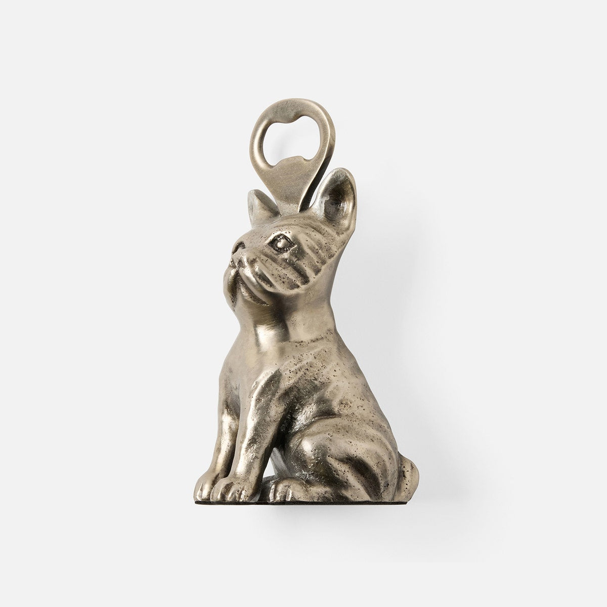 Cosette Antique Pewter French Bulldog Bottle Opener Metal Pack/3