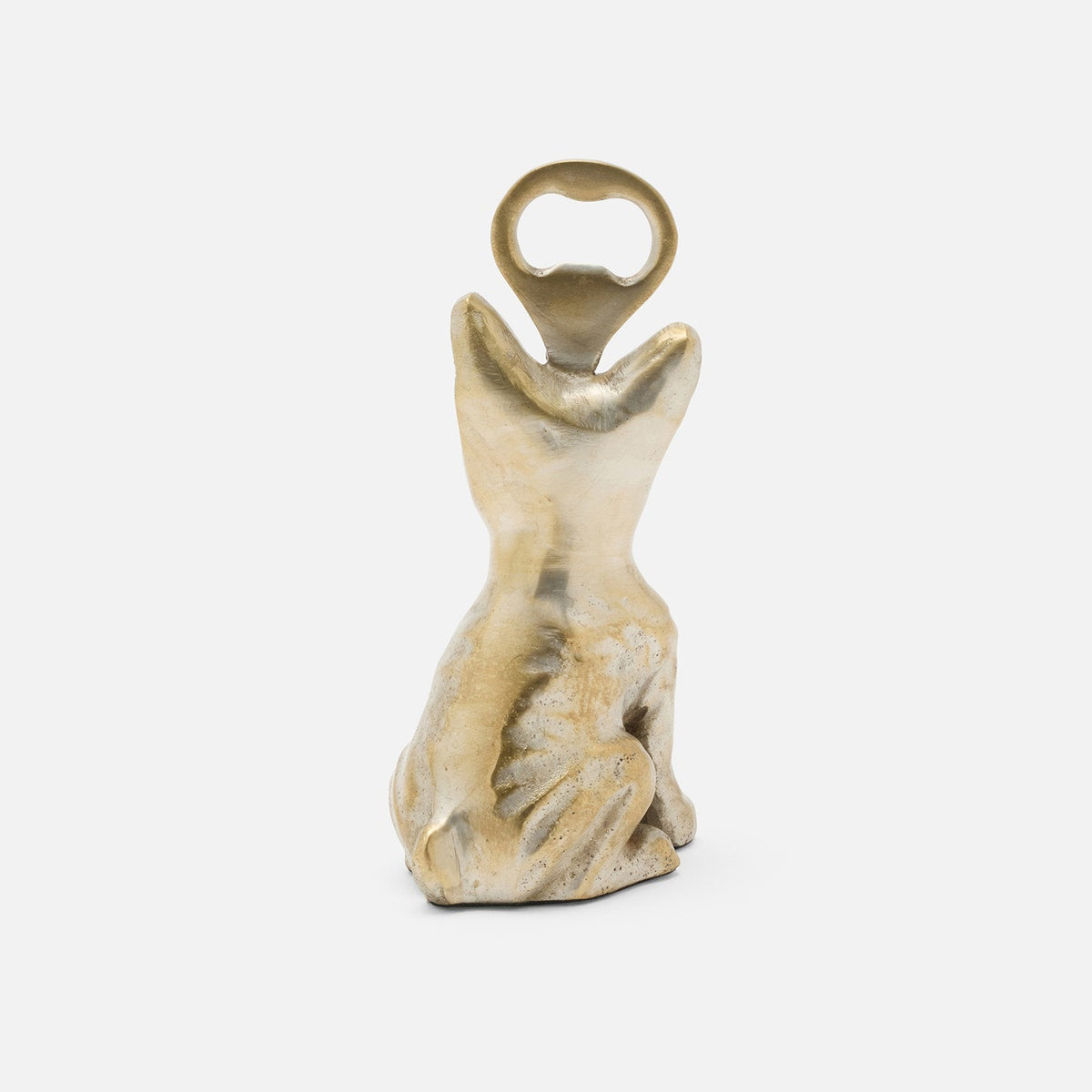 Cosette Tarnished Silver French Bulldog Bottle Opener Metal Pack/3