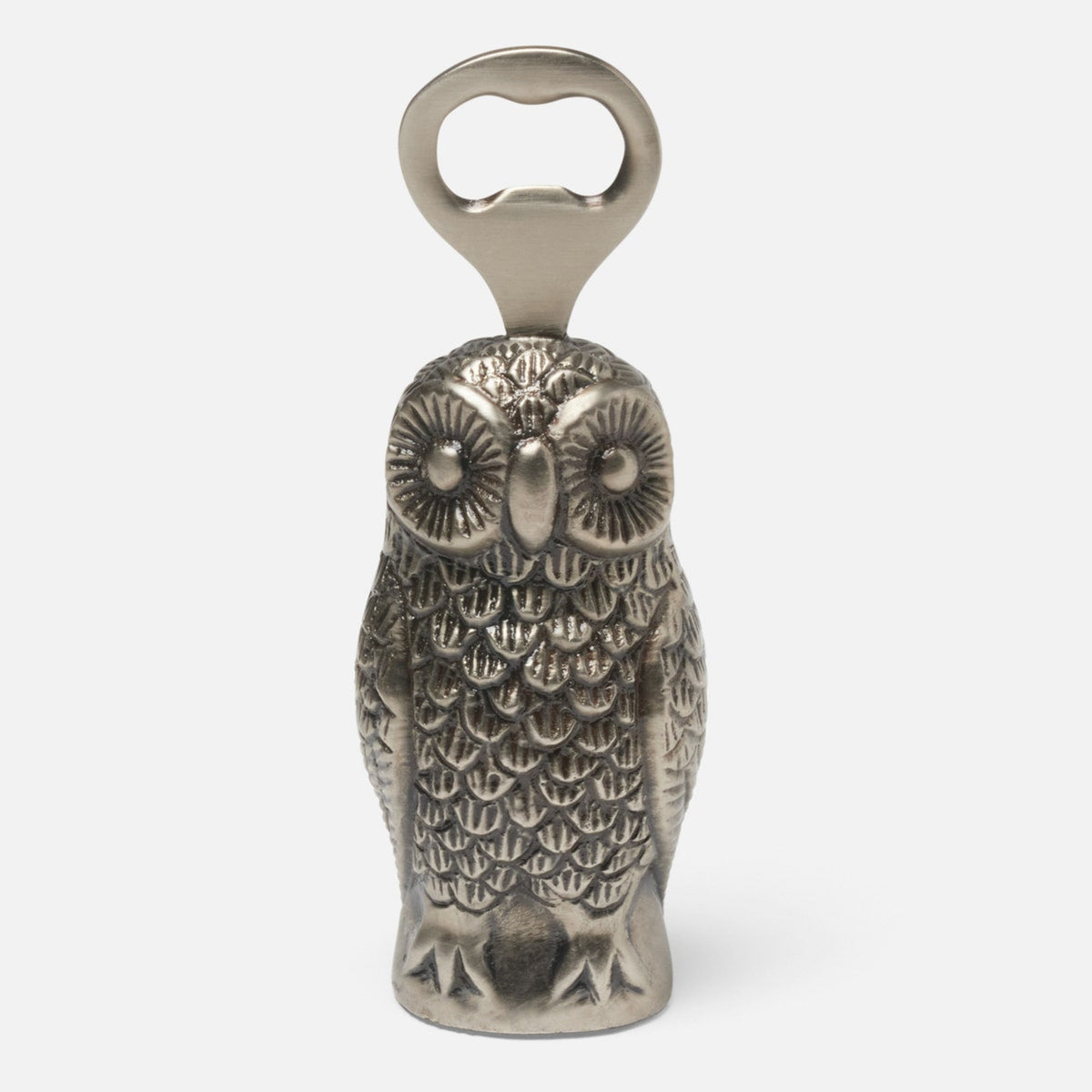 Marvin Antique Pewter Owl Bottle Opener Metal Pack/3