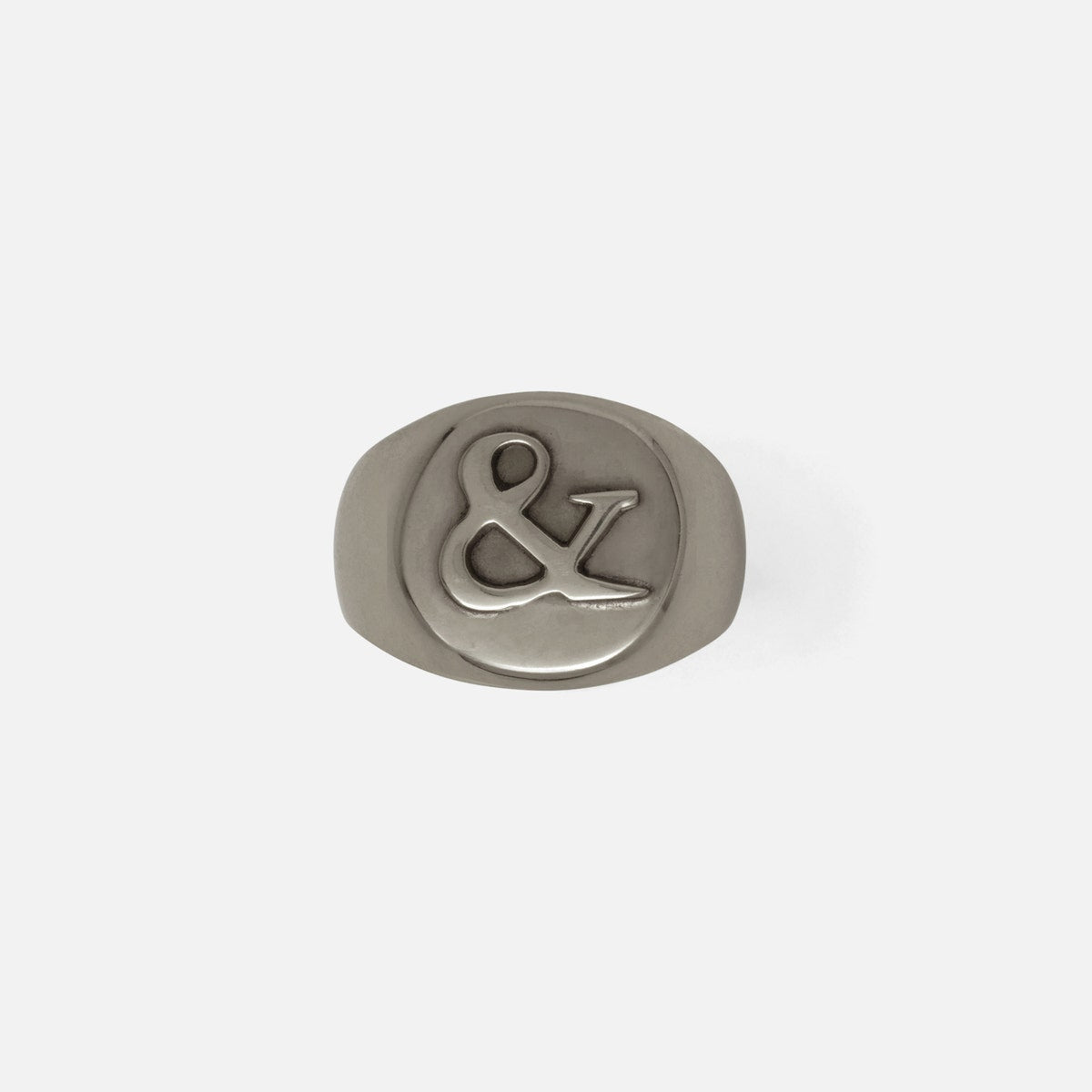 Clark Antique Pewter Napkin Ring Ampersand
