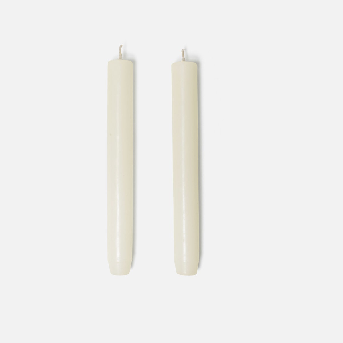 8" Taper Candles Ivory Boxed Set Of 6