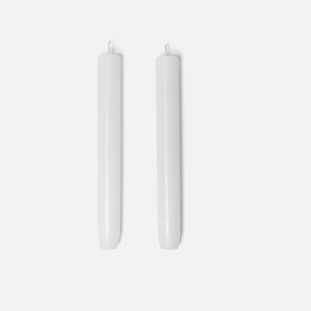 8" Taper Candles White Boxed Set Of 6