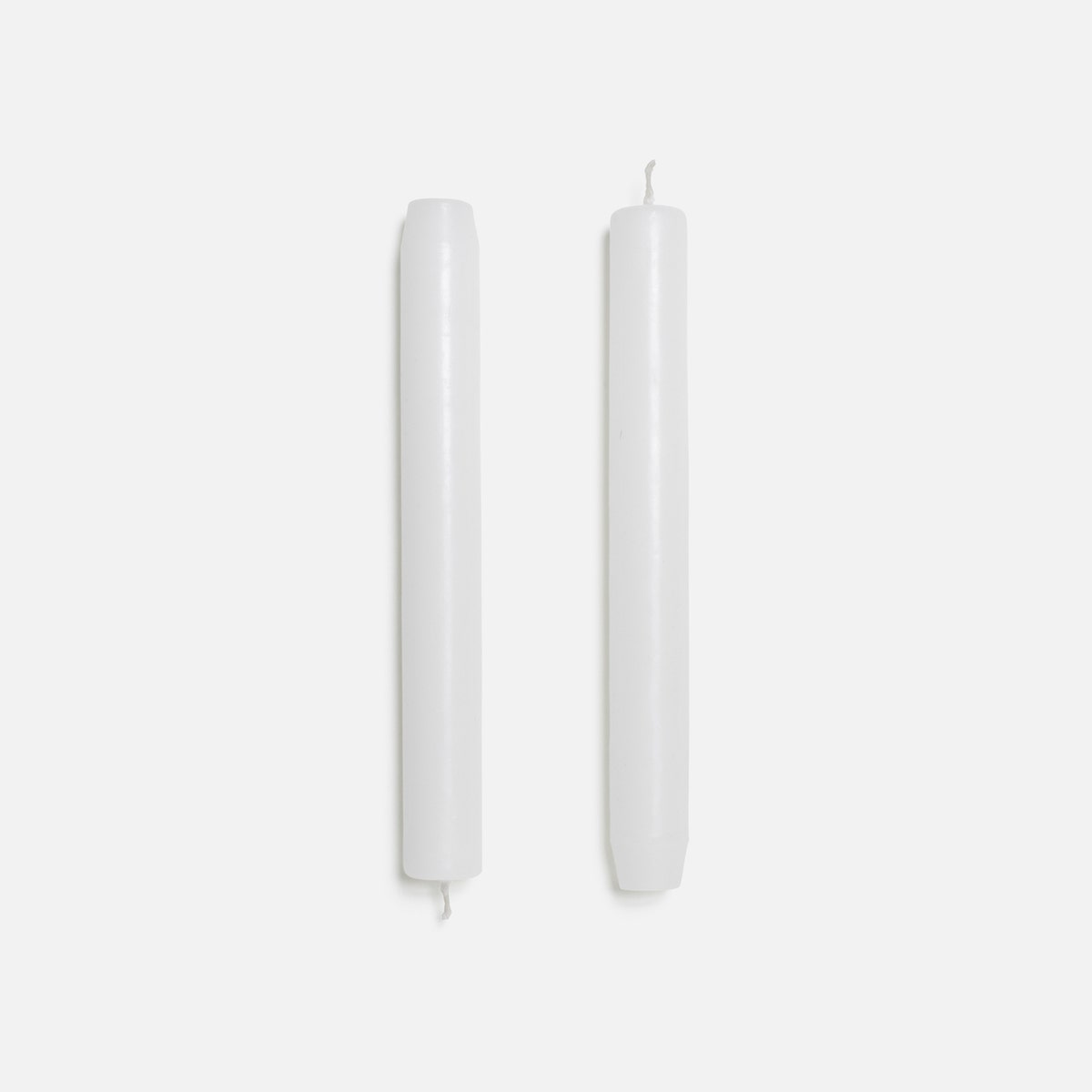 8" Taper Candles White Boxed Set Of 6