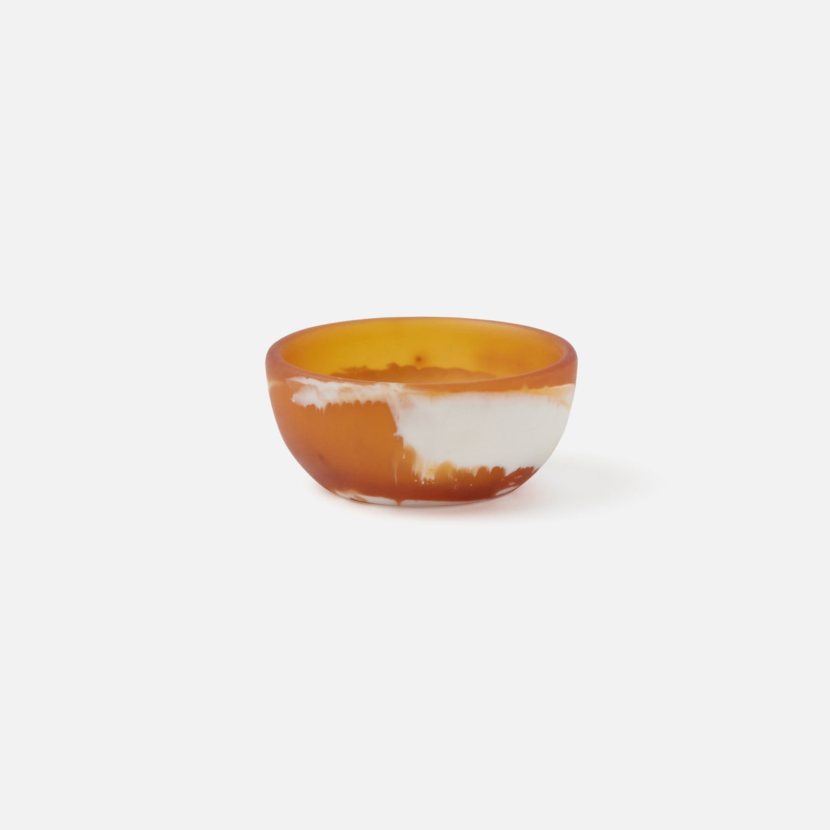 Hugo Amber Swirled Mini Bowl Resin 3X15 Pack/2