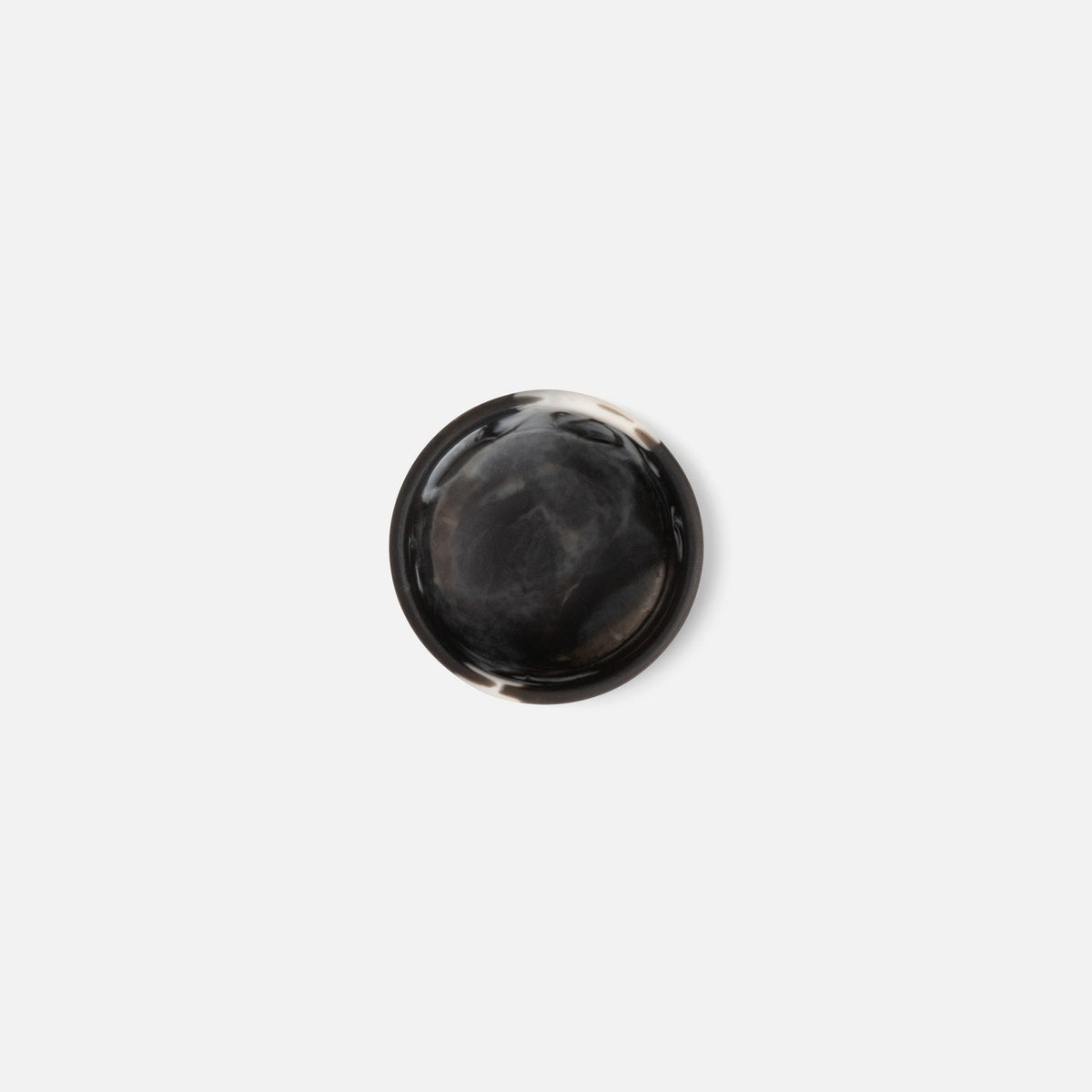 Hugo Black Swirled Pinch Bowl Resin Pack/2