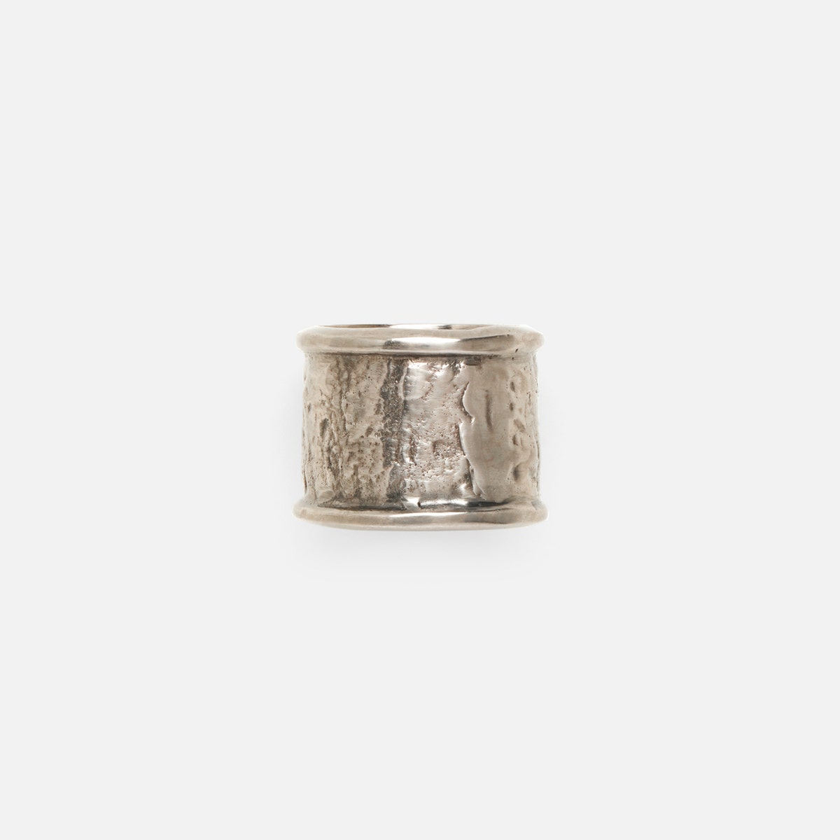 Melvin Antiqued Pewter Napkin Ring Brass Boxed Set Of 4
