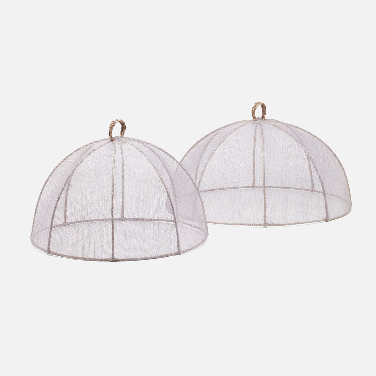 Rachel Sand Food Cover Round Sinamay Set/2