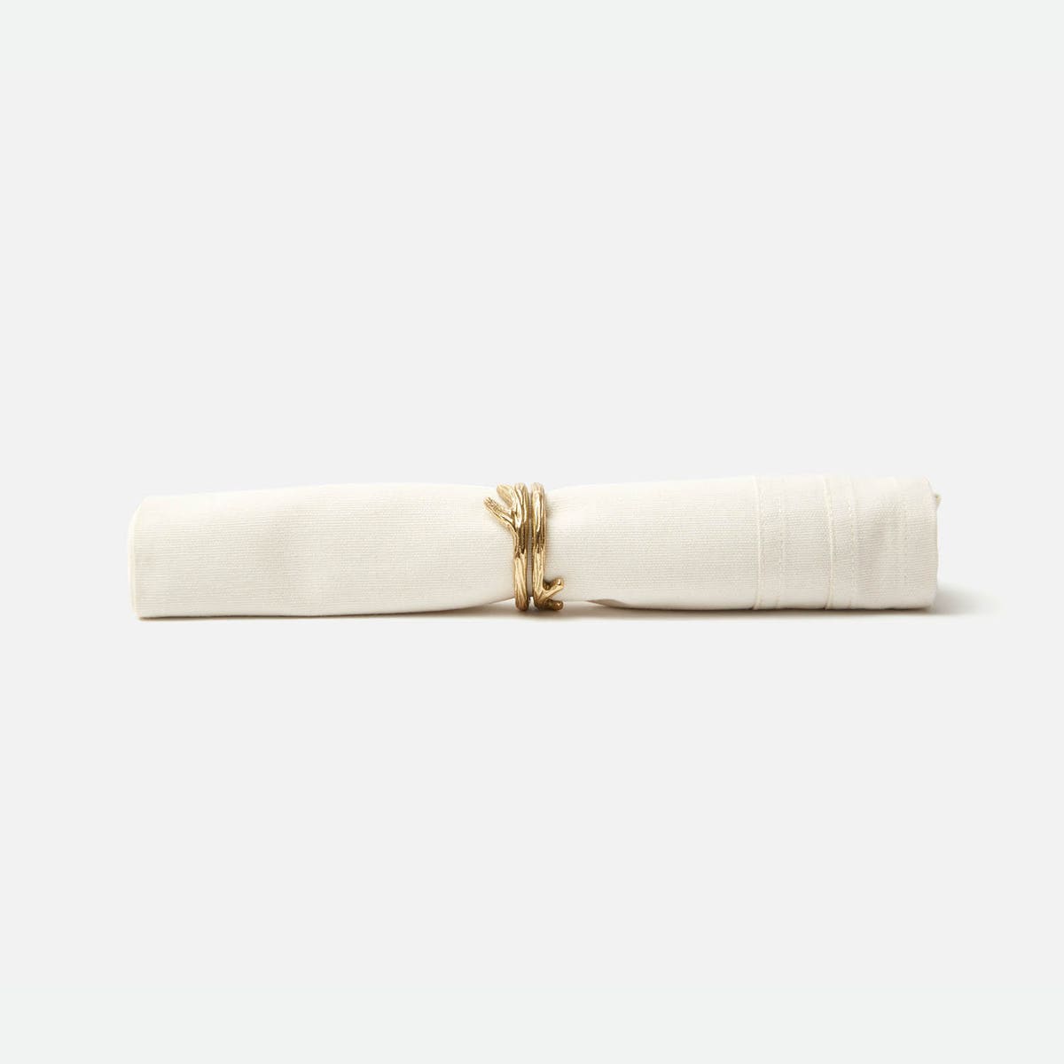 Tara Gold Napkin Ring Brass Boxed Set Of 4