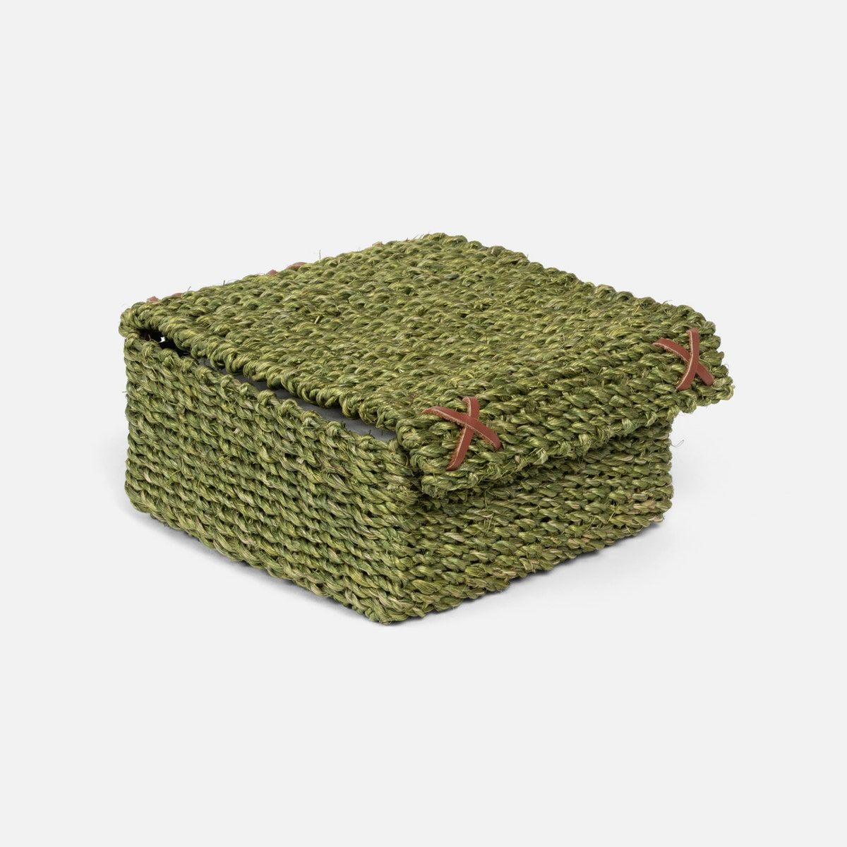 Voru Green Cocktail Napkin Holder Abaca Fiber Pack/2