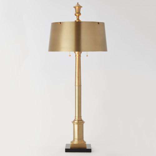 Library Lamp - Brass-Global Views-GVSA-9.92228-Table Lamps-1-France and Son