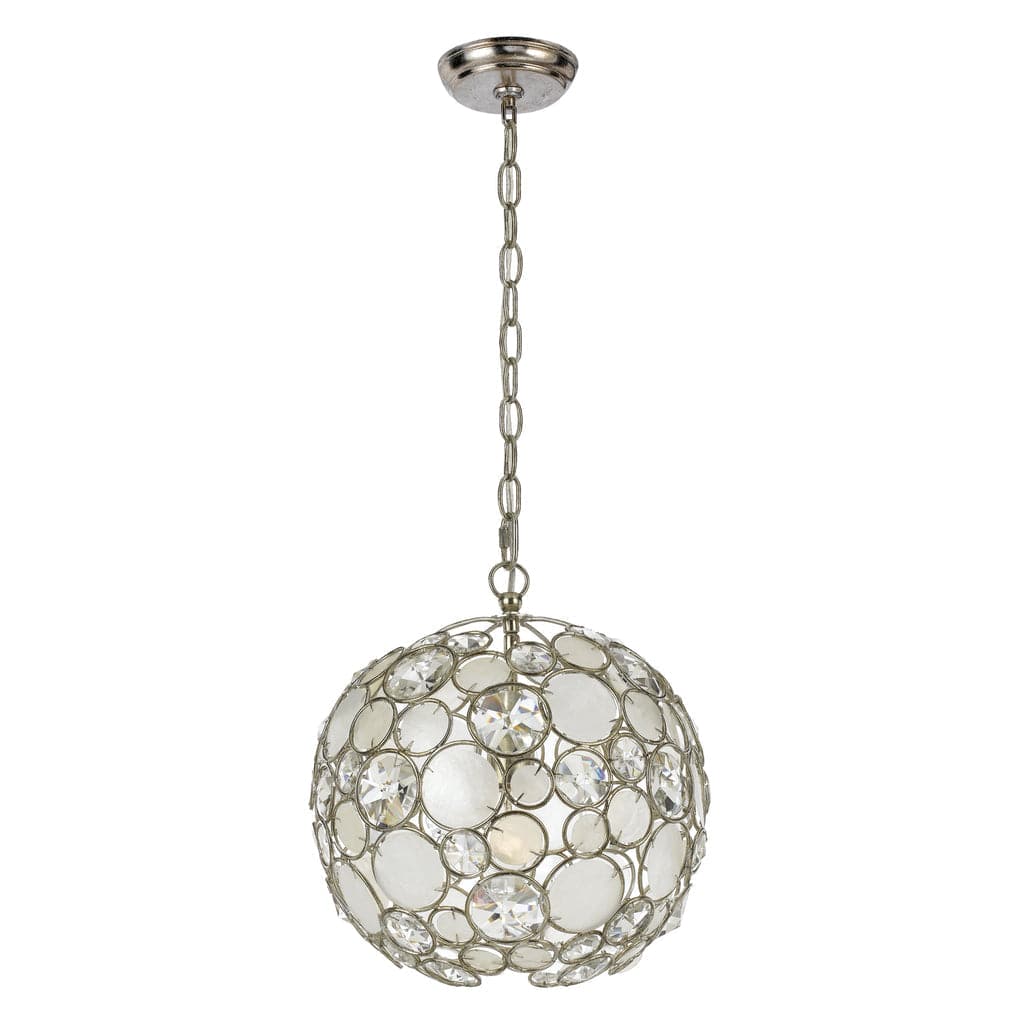 Palla 1 Light Sphere Mini Chandelier-Crystorama Lighting Company-CRYSTO-527-SA-Chandeliers-2-France and Son