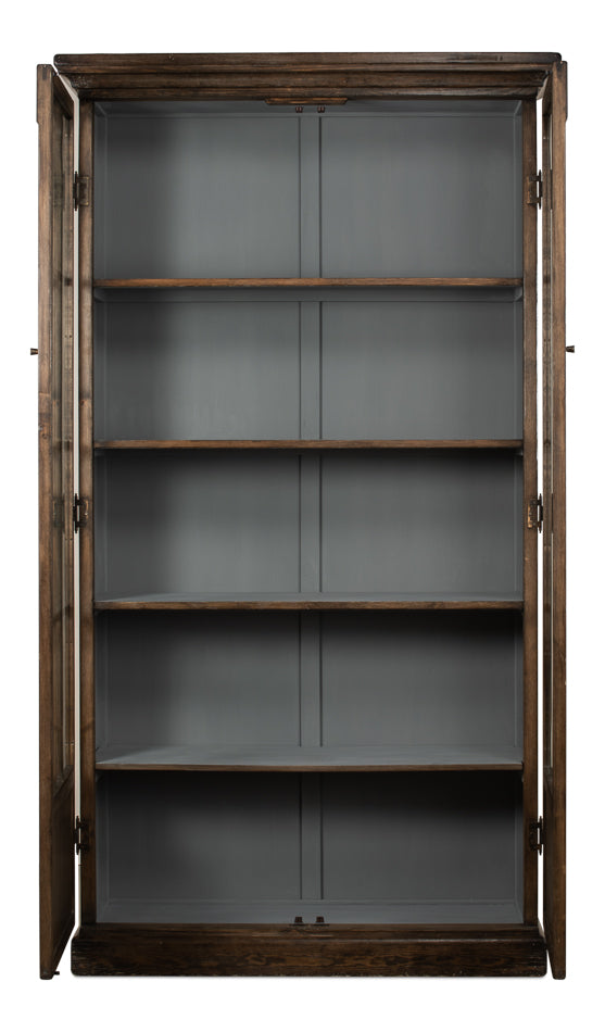 Refined Arches Tall Bookcase-SARREID-SARREID-52744-Bookcases & Cabinets-2-France and Son